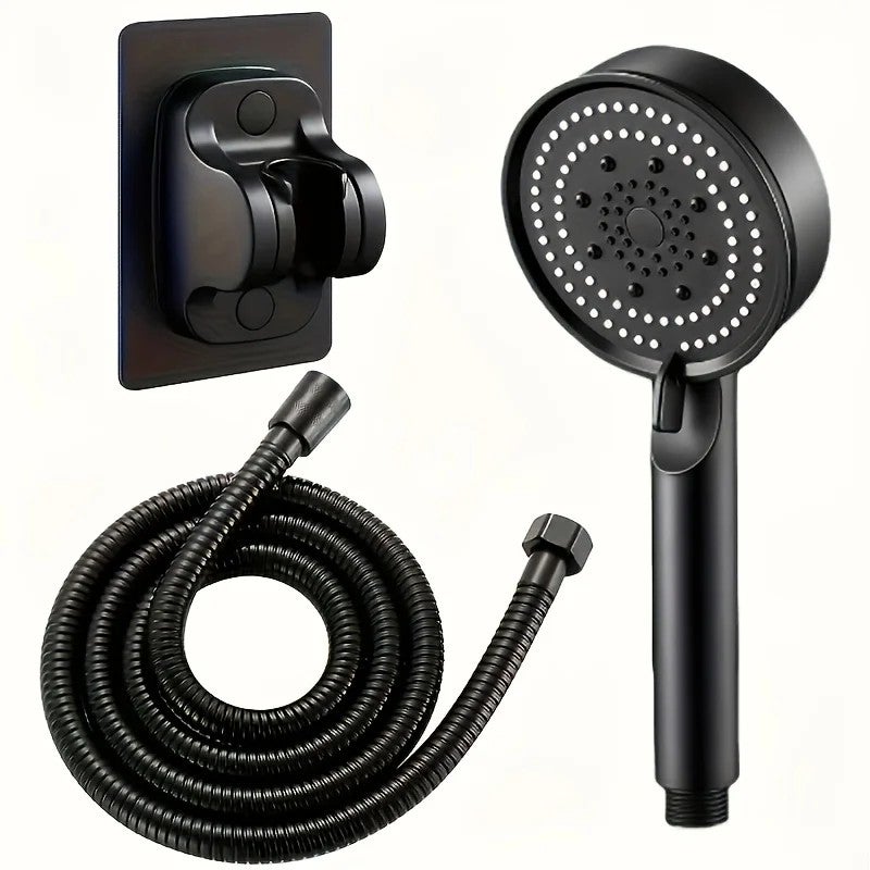 Bluejw Adjustable 5-Spray Handheld Shower Head Set with 1.5m Hose - High Pressure Water Saving Hand Shower Kit - Image 1